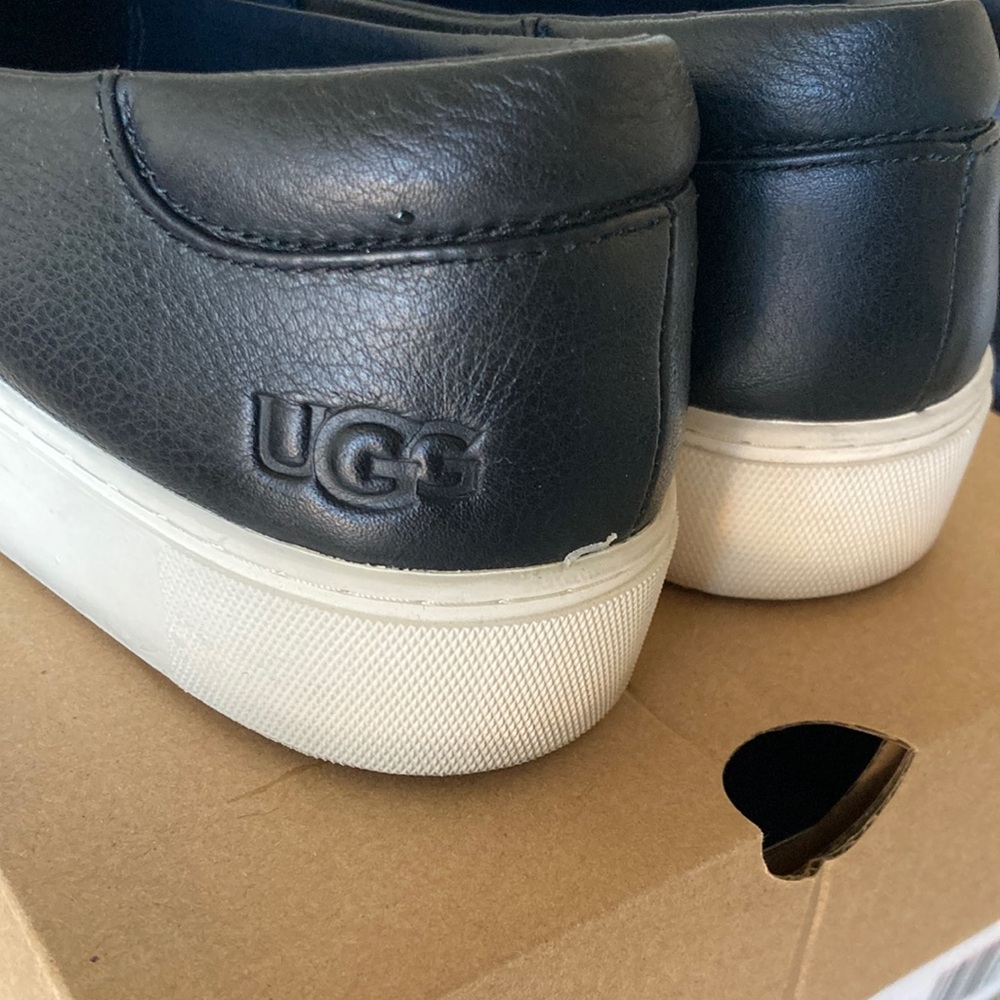 UGG size 9 Leather Slip Ons worn maybe twice. They’re to small for me. - Picture 6 of 9
